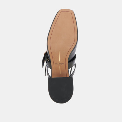 PATZY HEELS MIDNIGHT CRINKLE PATENT LEATHER Dolce Vita