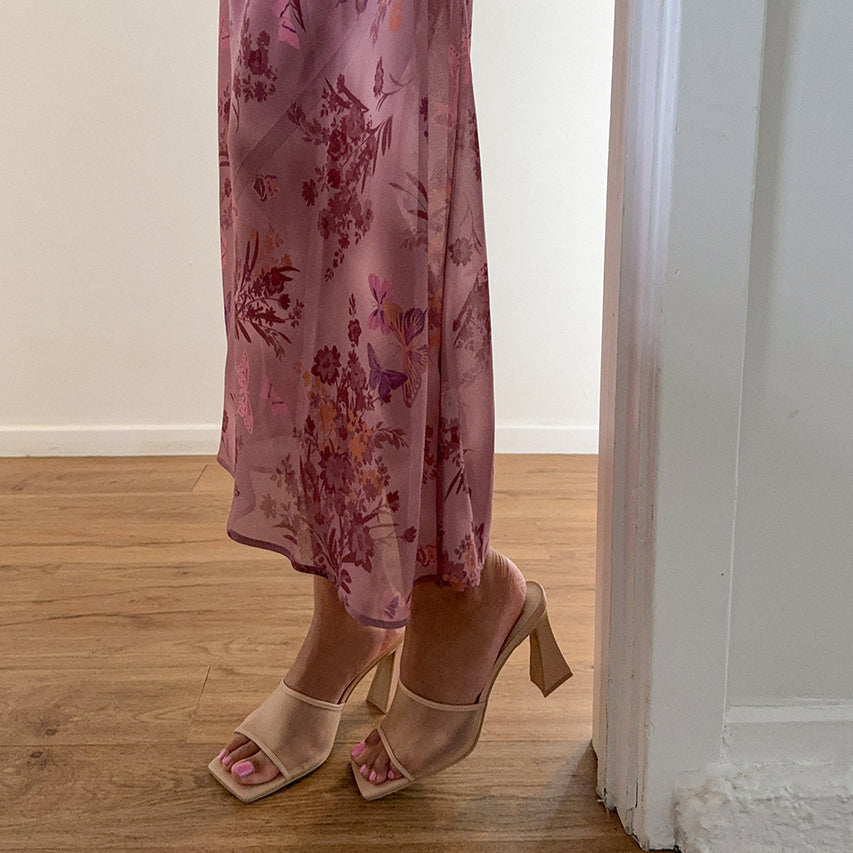 NARDA HEELS BLUSH MESH Dolce Vita
