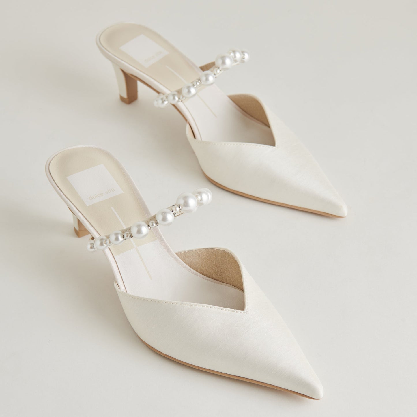 Kanika Pearl Mid Vanilla Pearl Heels Dolce Vita