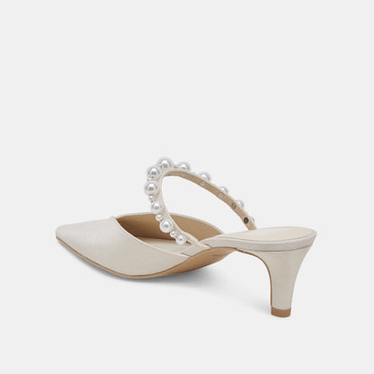 Kanika Pearl Mid Vanilla Pearl Heels Dolce Vita