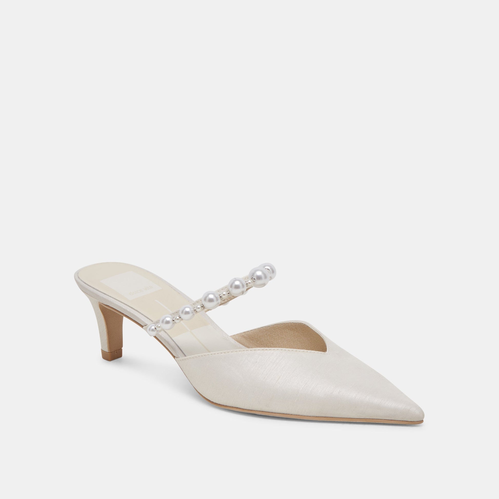 Kanika Pearl Mid Vanilla Pearl Heels Dolce Vita