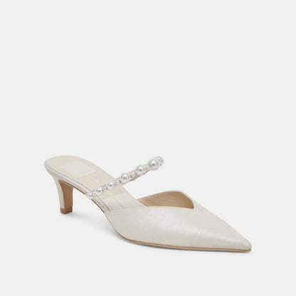 Kanika Pearl Mid Vanilla Pearl Heels Dolce Vita