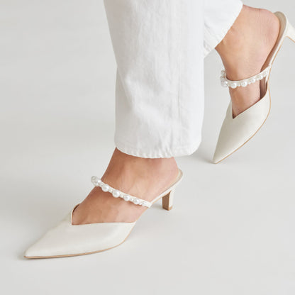 Kanika Pearl Mid Vanilla Pearl Heels Dolce Vita