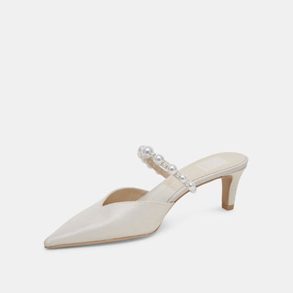 Kanika Pearl Mid Vanilla Pearl Heels Dolce Vita