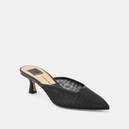 Cleo Onyx Mesh Heels Dolce Vita