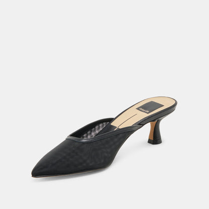 Cleo Onyx Mesh Heels Dolce Vita