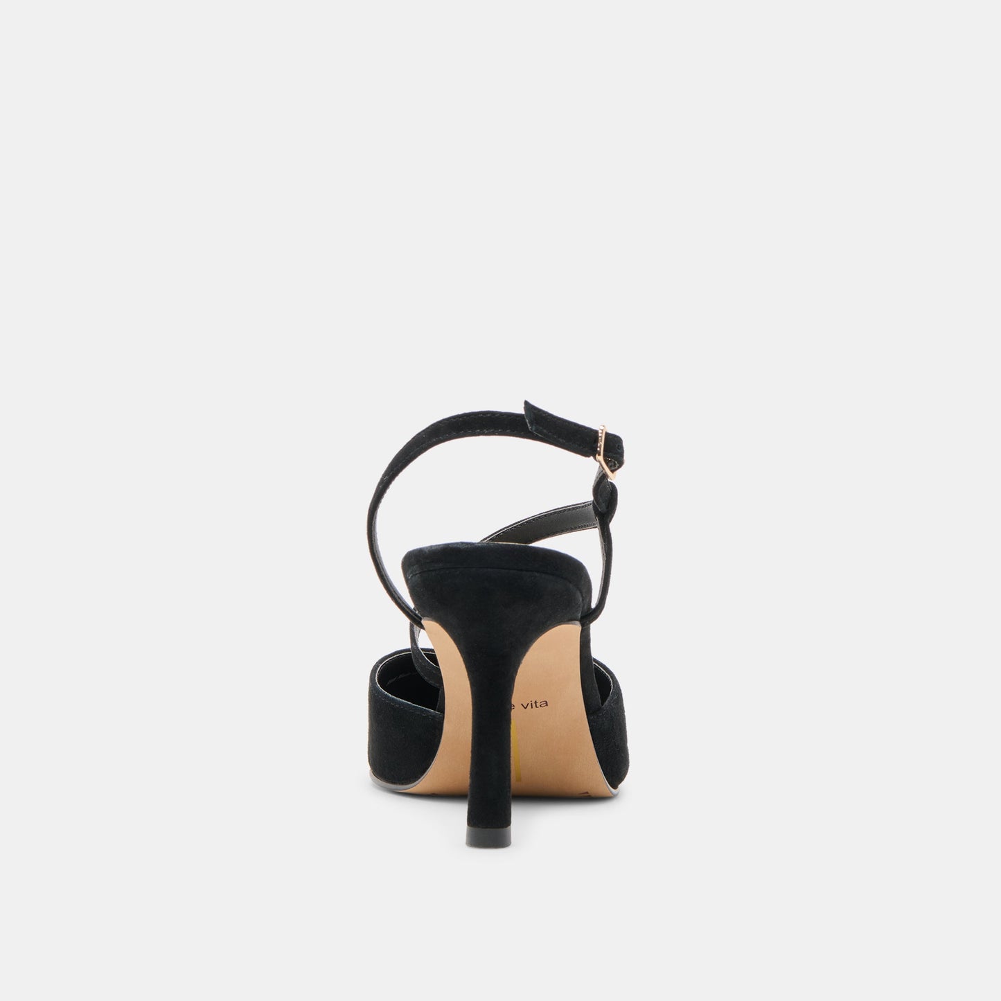 Kamra Onyx Suede Heels Dolce Vita
