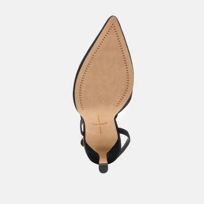 Kamra Onyx Suede Heels Dolce Vita
