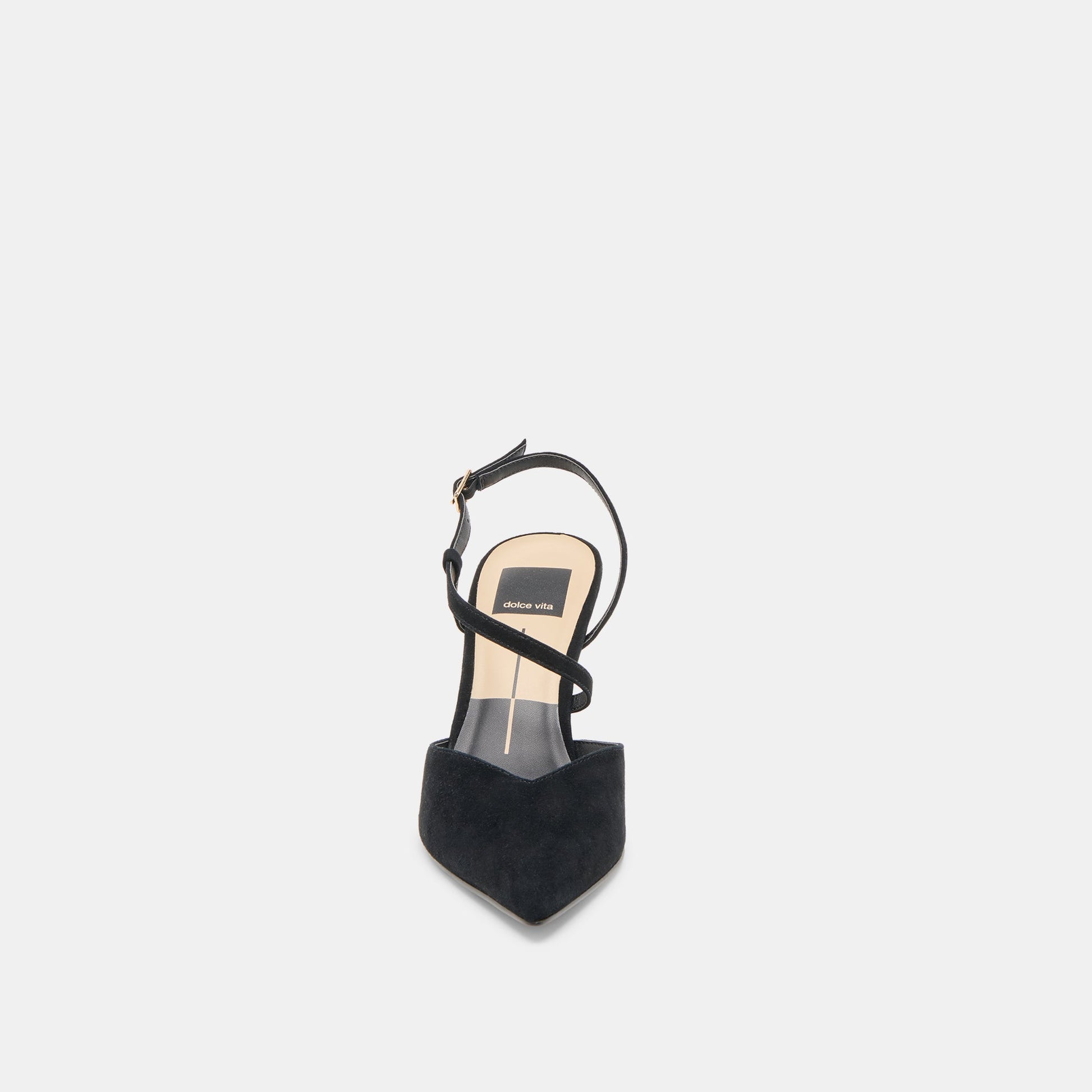 Kamra Onyx Suede Heels Dolce Vita
