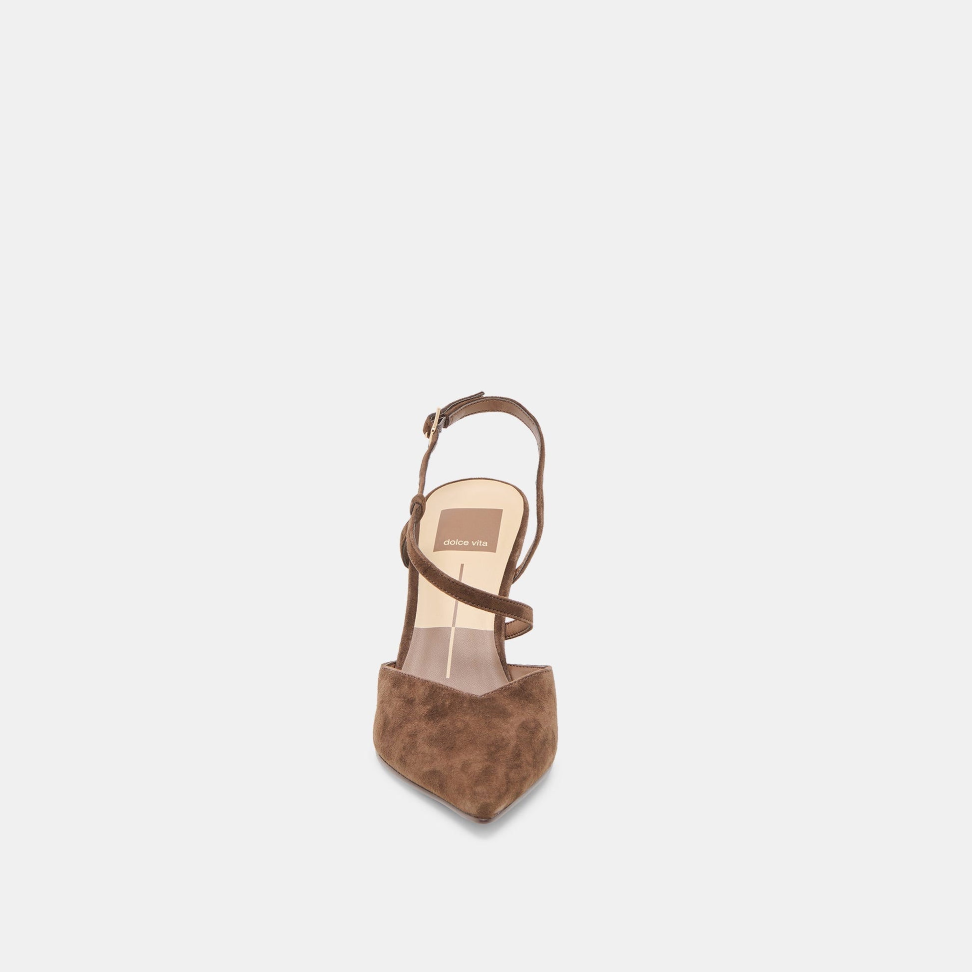 Kamra Dk Brown Suede Heels Dolce Vita