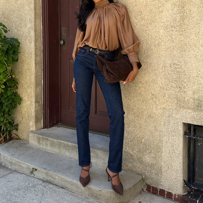 Kamra Dk Brown Suede Heels Dolce Vita