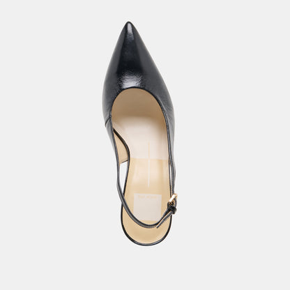 ELASI HEELS BLACK LEATHER Dolce Vita
