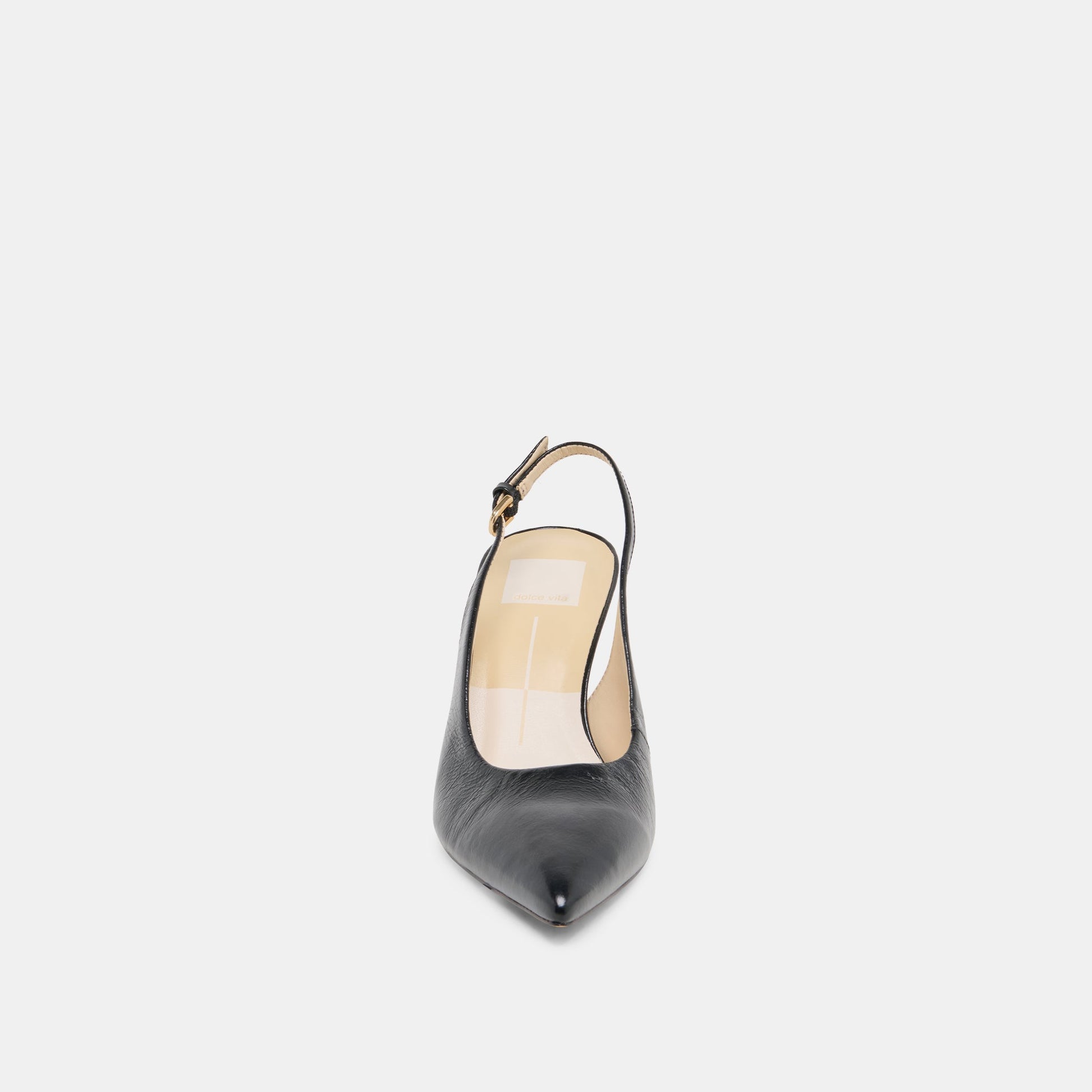 ELASI HEELS BLACK LEATHER Dolce Vita