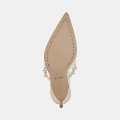 KANIKA Pearl Heels Vanilla Silk Dolce Vita