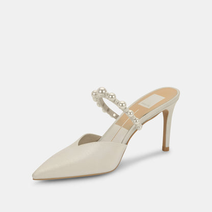 KANIKA Pearl Heels Vanilla Silk Dolce Vita