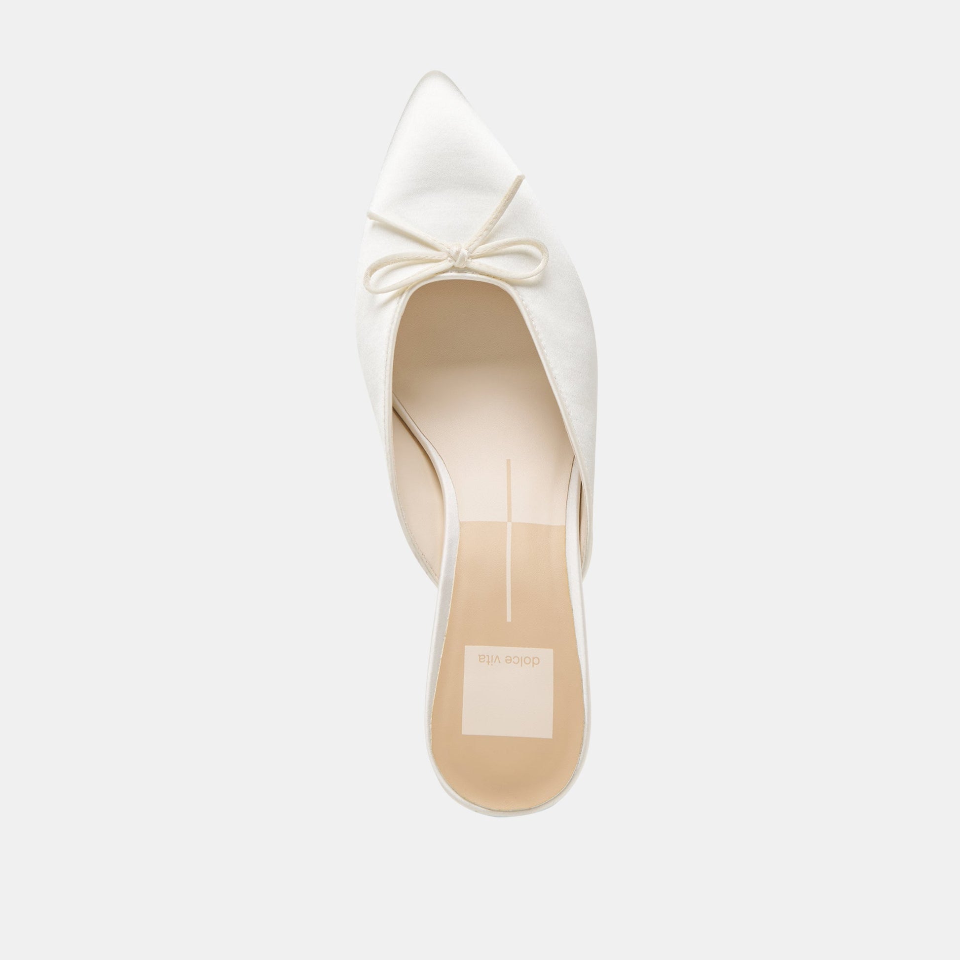 Cleo Off White Satin Heels Dolce Vita