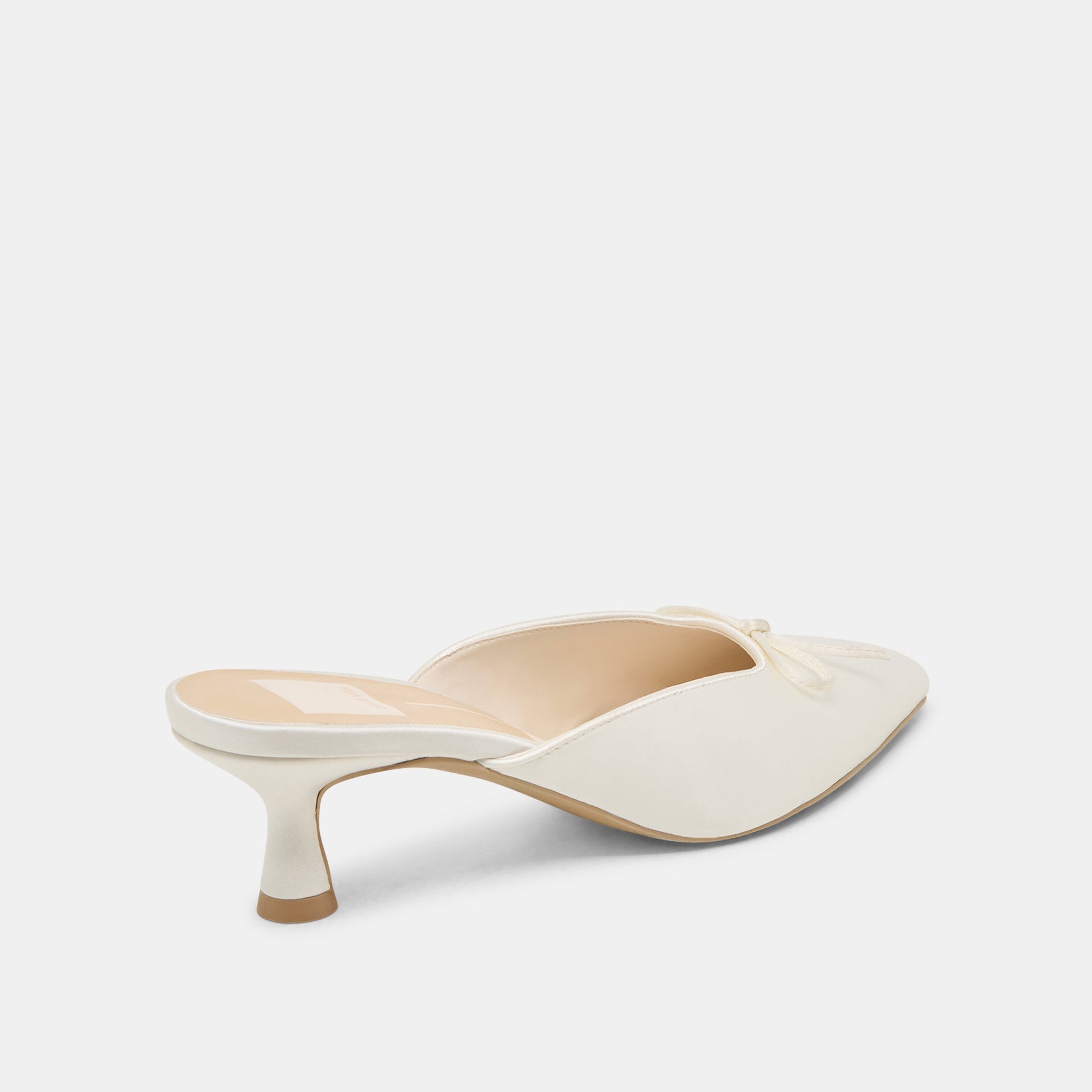 Cleo Off White Satin Heels Dolce Vita