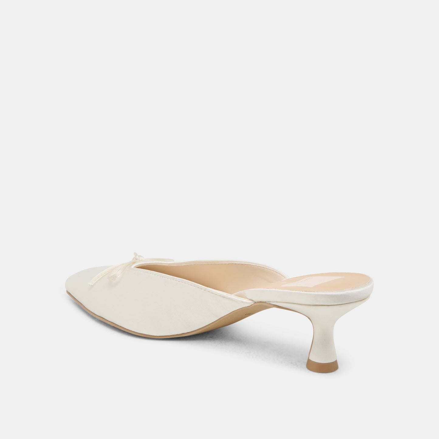 Cleo Off White Satin Heels Dolce Vita