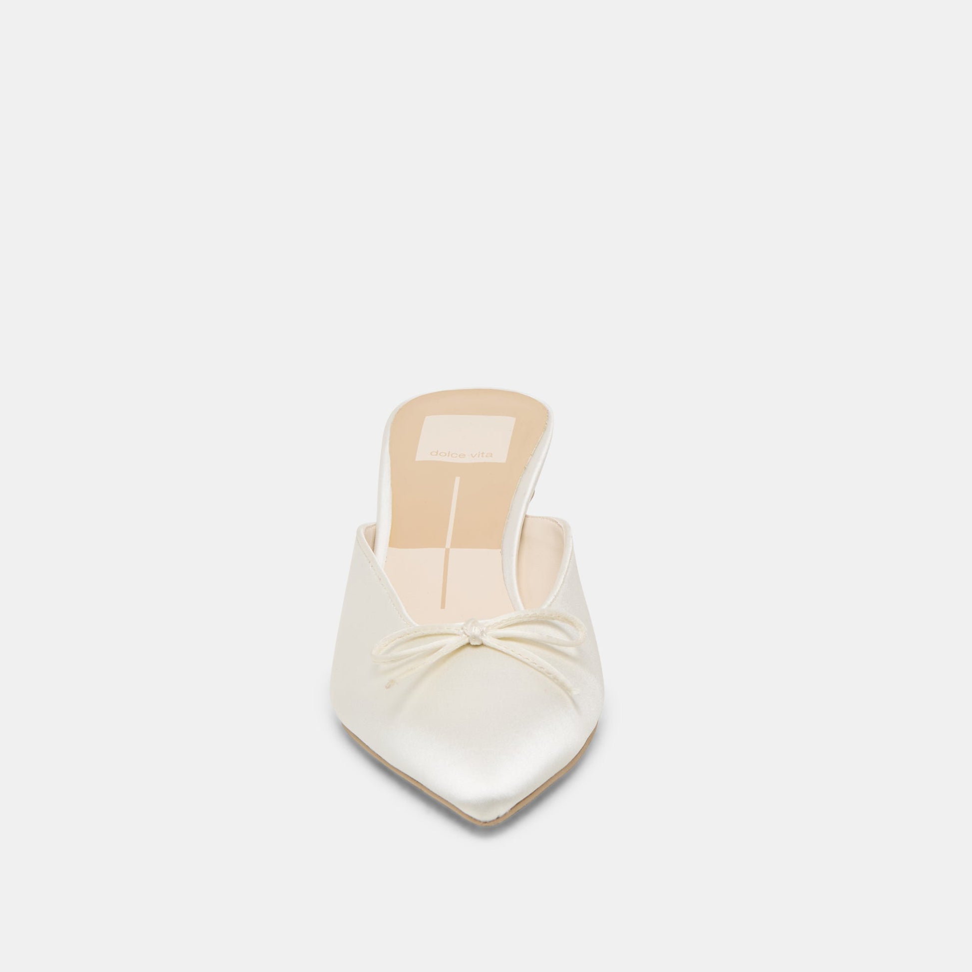 Cleo Off White Satin Heels Dolce Vita