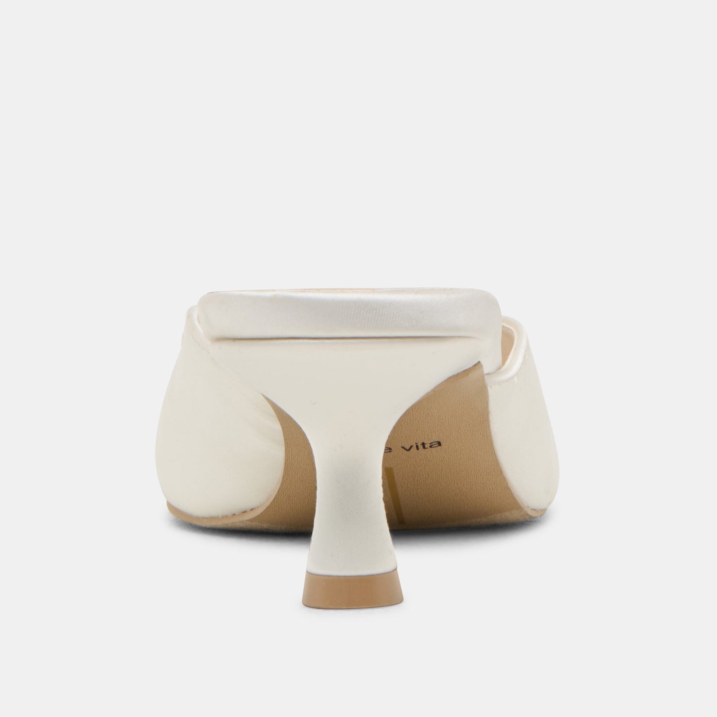 Cleo Off White Satin Heels Dolce Vita