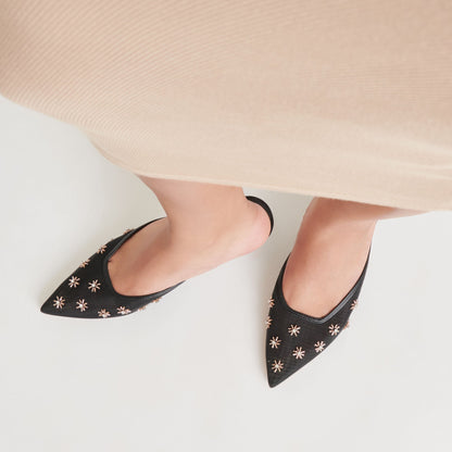 CLARA HEELS BLACK MESH Dolce Vita