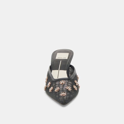 CLARA HEELS BLACK MESH Dolce Vita