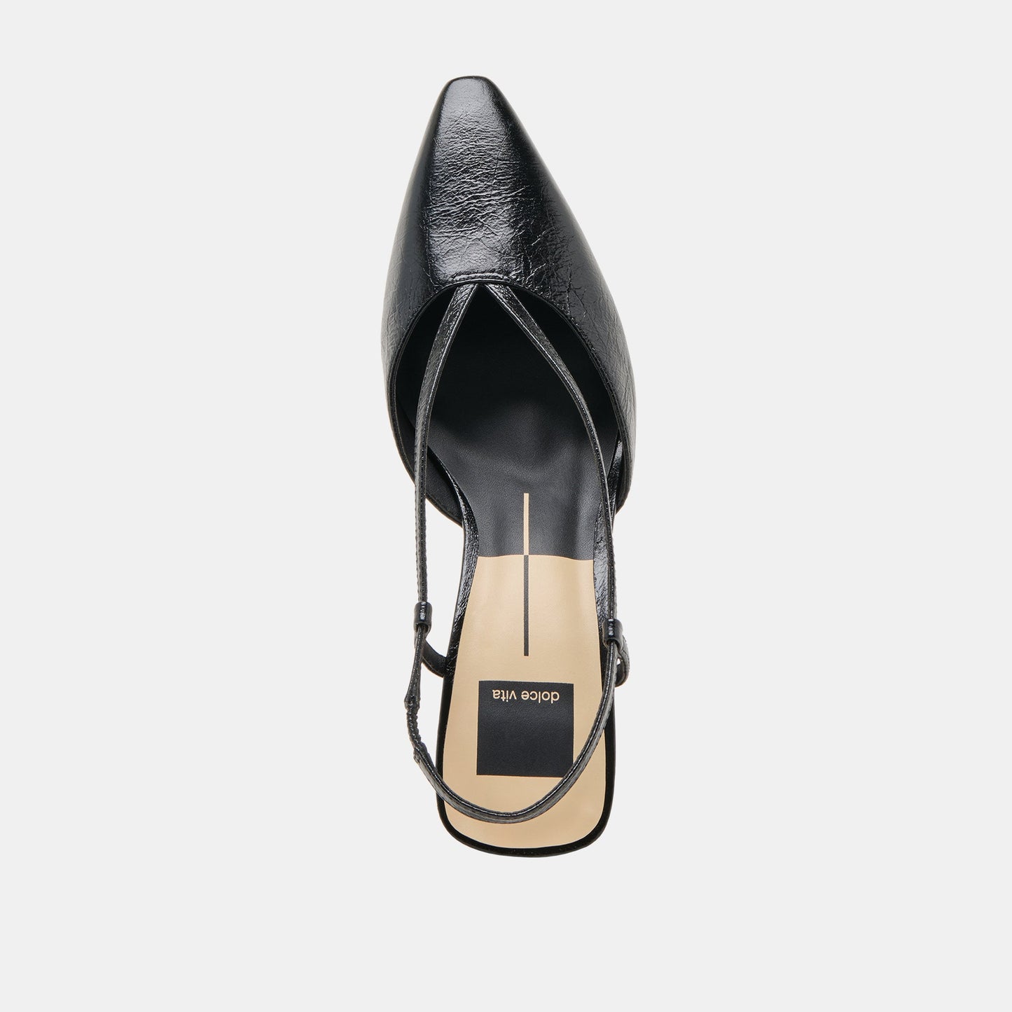 Ginay Black Leather Heels Dolce Vita
