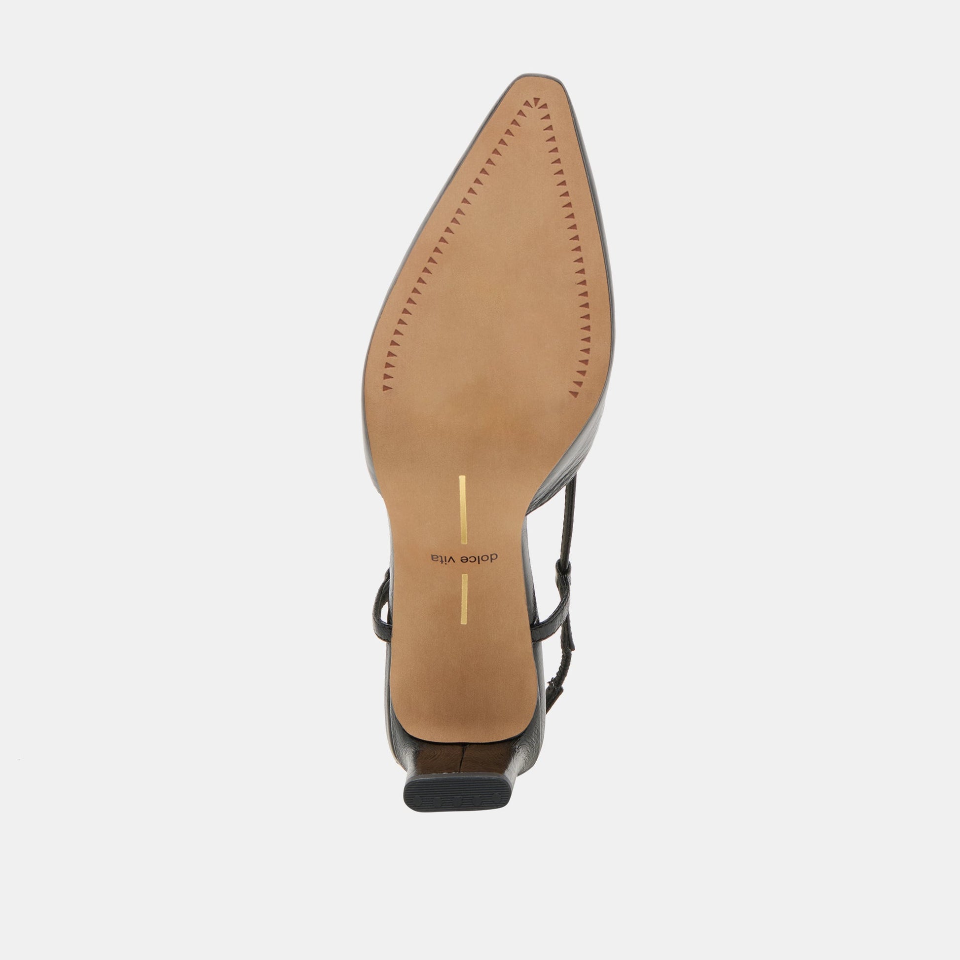 Ginay Black Leather Heels Dolce Vita