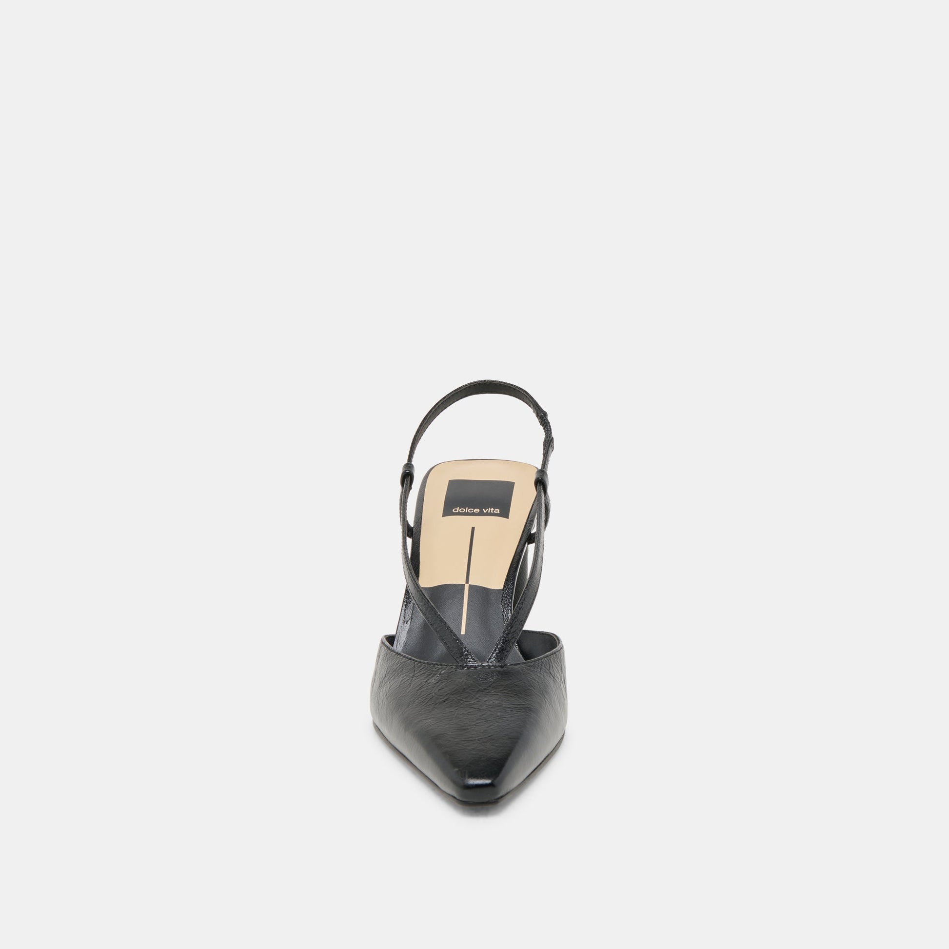 Ginay Black Leather Heels Dolce Vita