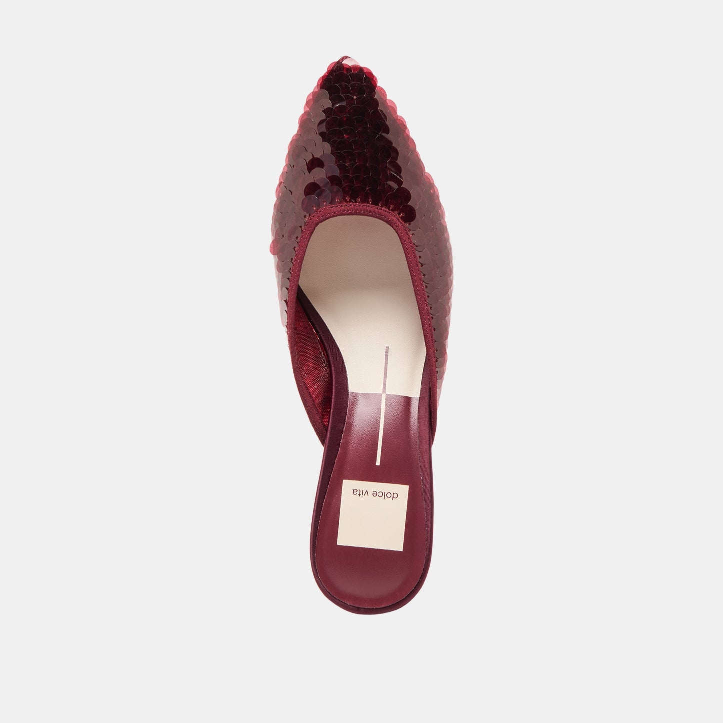 Cleo Cranberry Sequin Heels Dolce Vita
