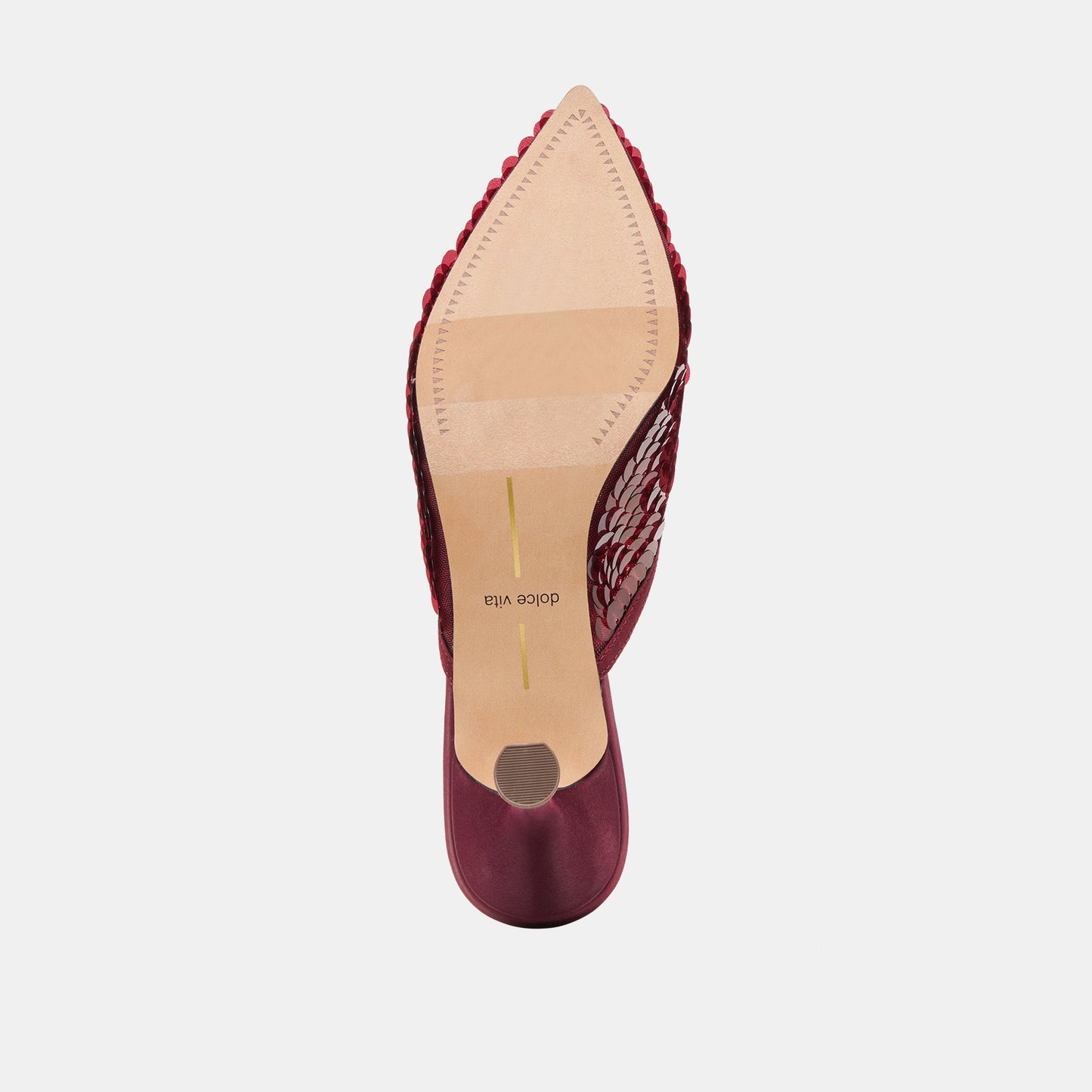 Cleo Cranberry Sequin Heels Dolce Vita