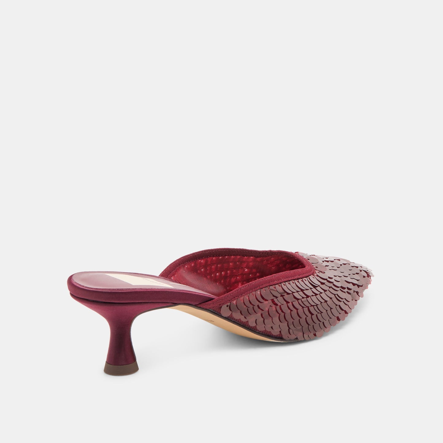 Cleo Cranberry Sequin Heels Dolce Vita