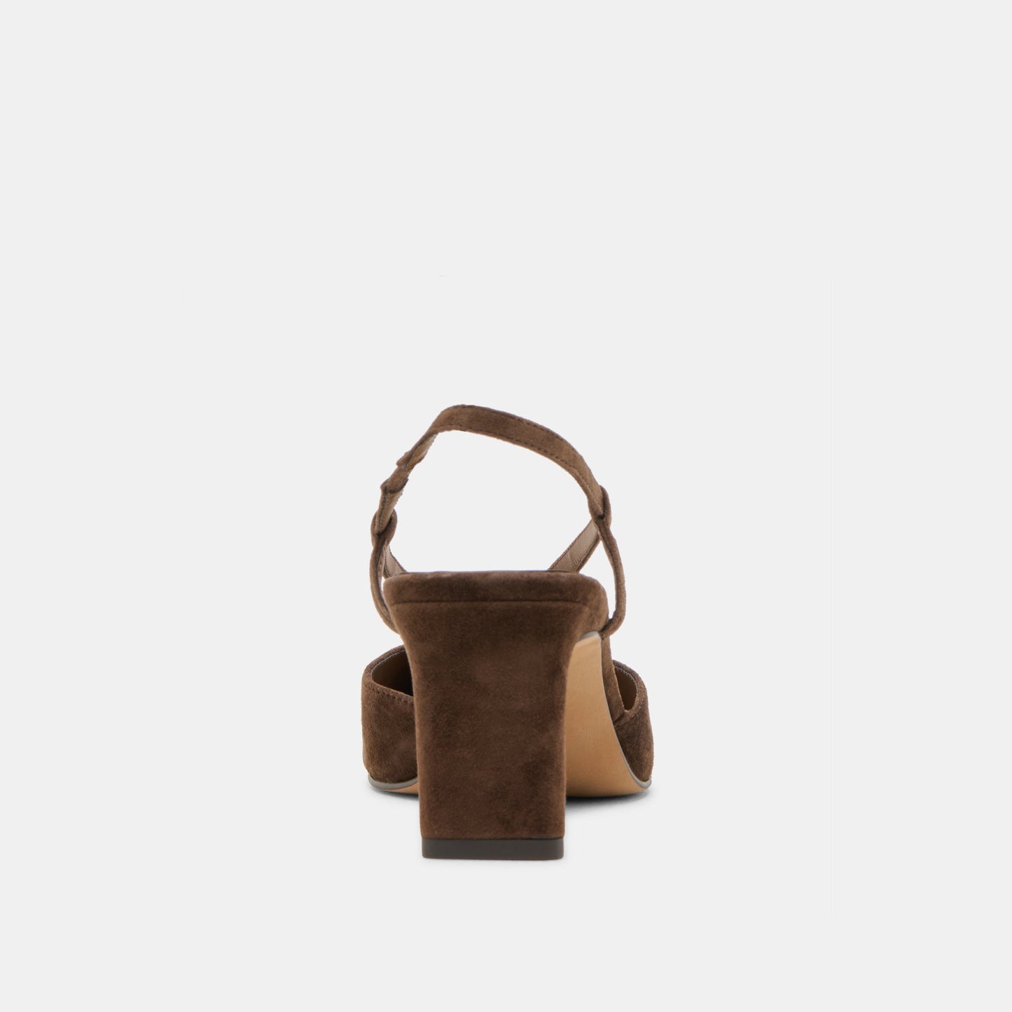 Ginay Dk Brown Suede Heels Dolce Vita