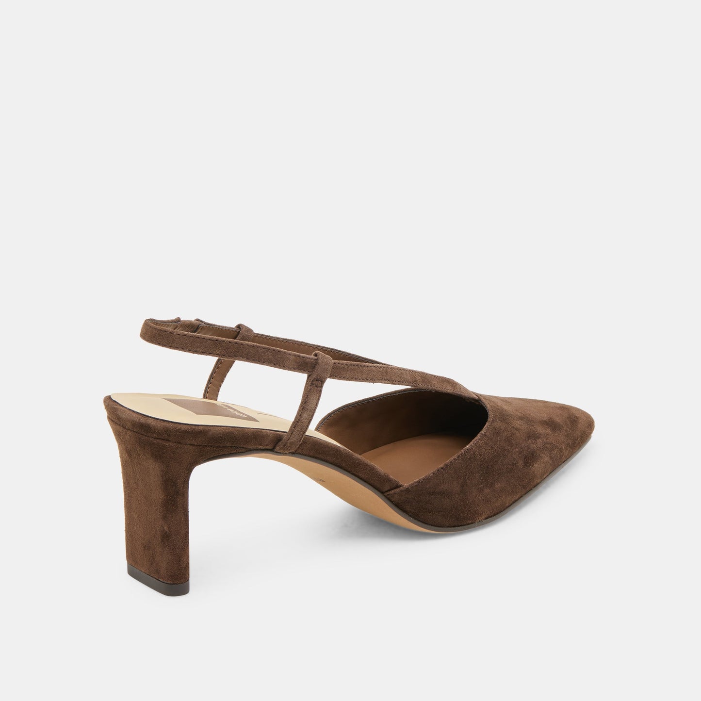Ginay Dk Brown Suede Heels Dolce Vita