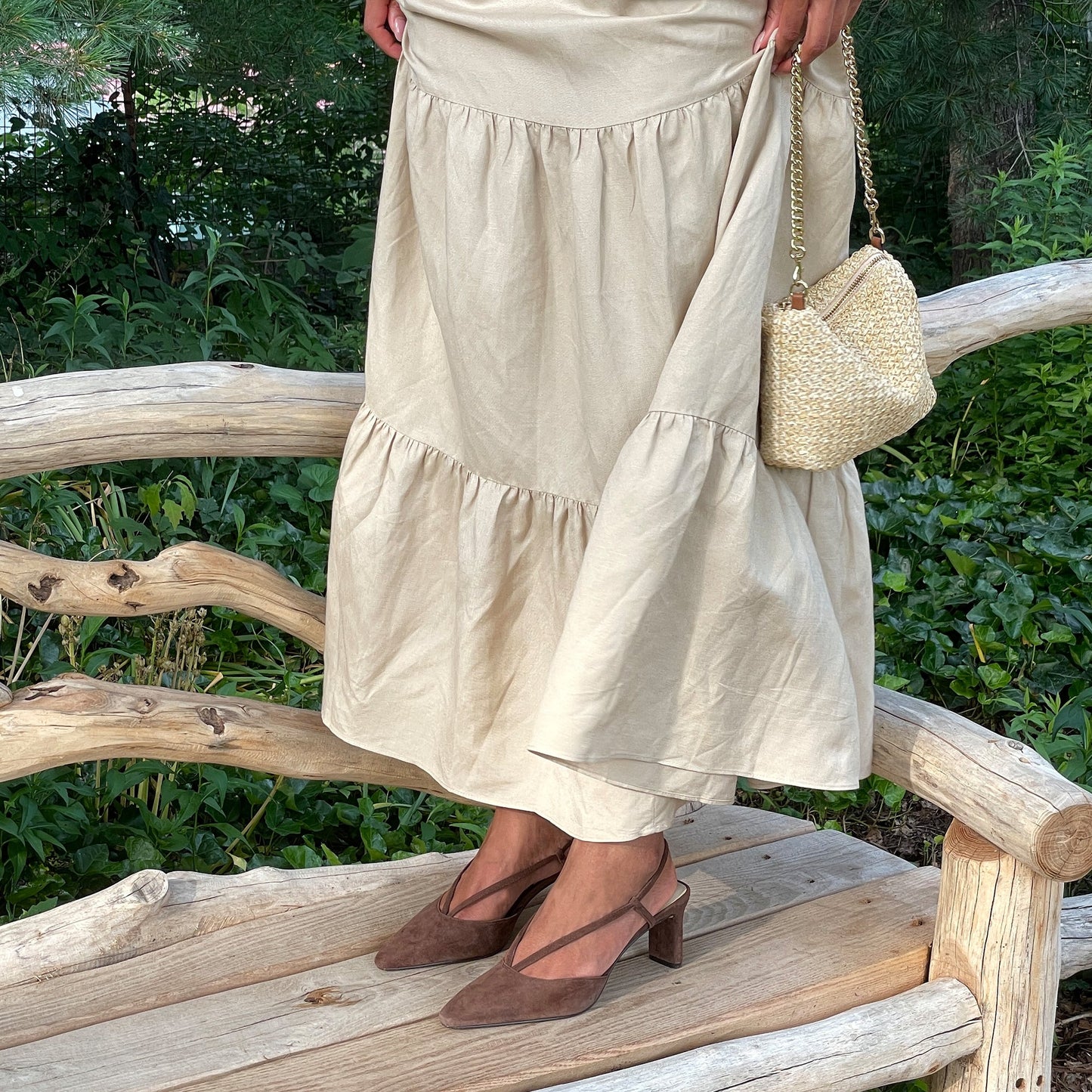 Ginay Dk Brown Suede Heels Dolce Vita