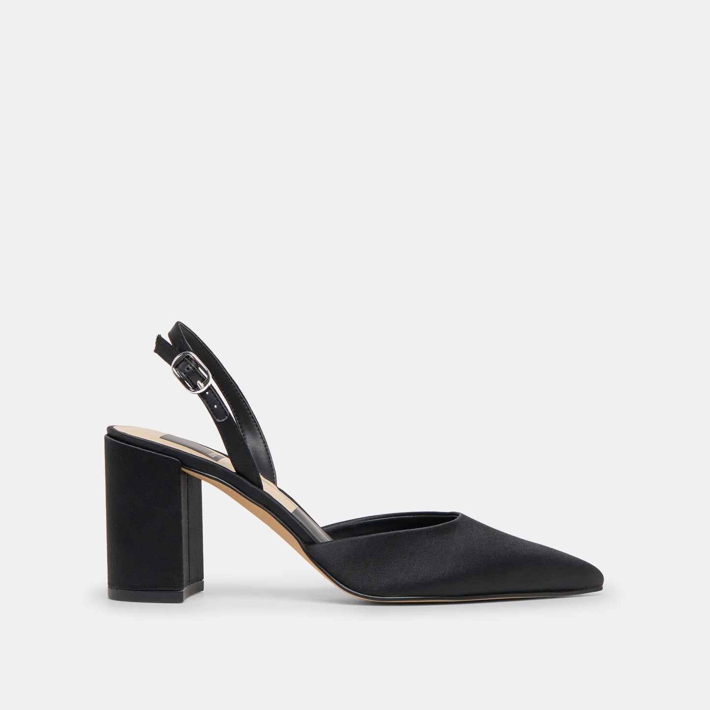 Carel Onyx Satin High Heels Dolce Vita
