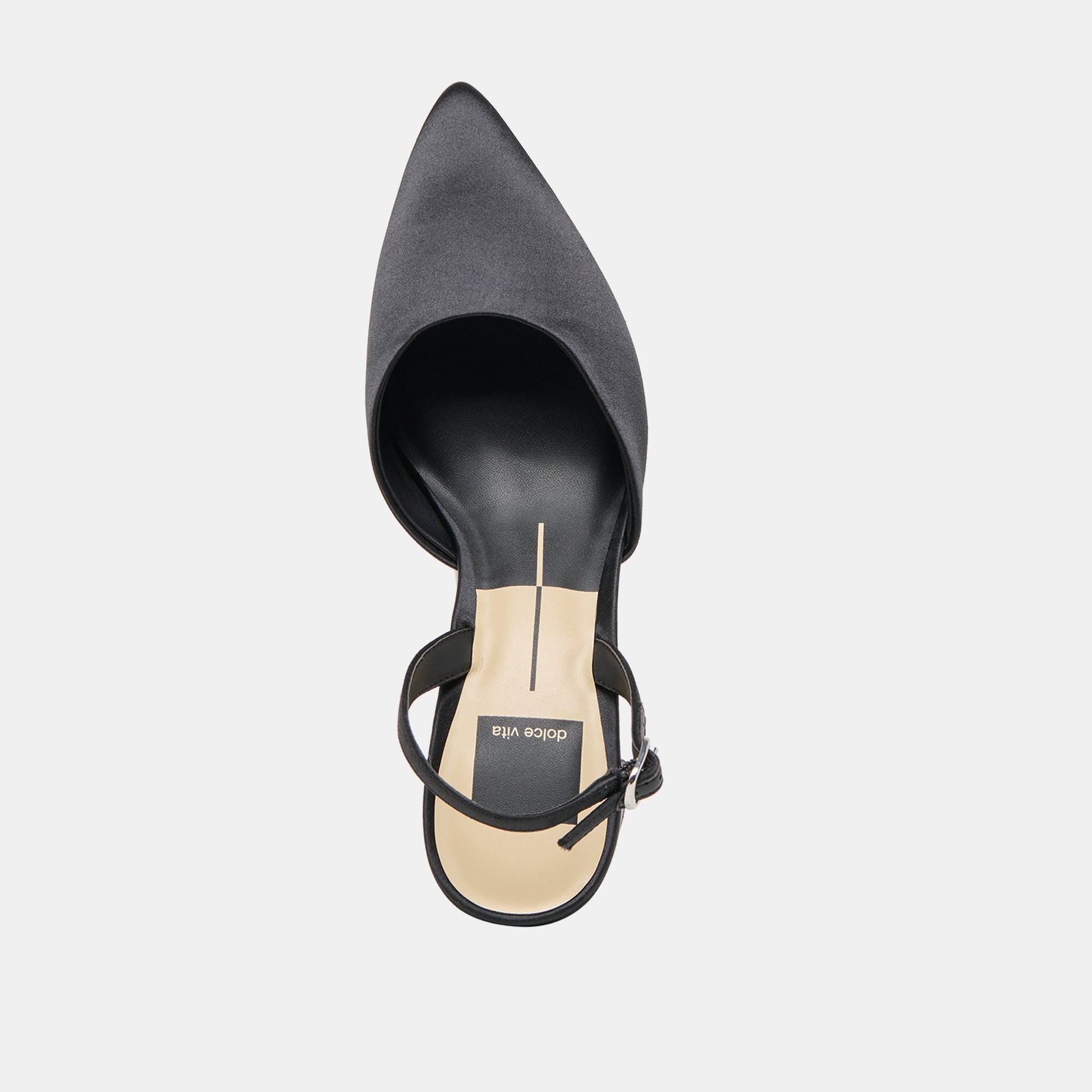 Carel Onyx Satin High Heels Dolce Vita