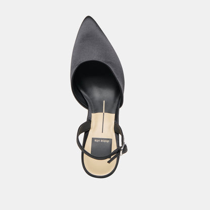 Carel Onyx Satin High Heels Dolce Vita