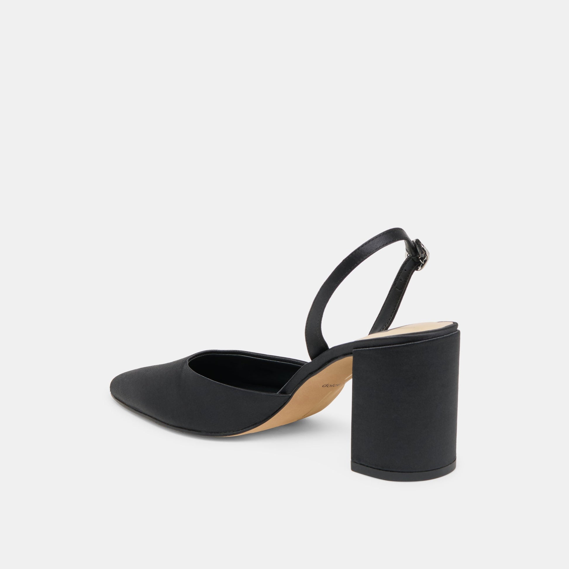 Carel Onyx Satin High Heels Dolce Vita
