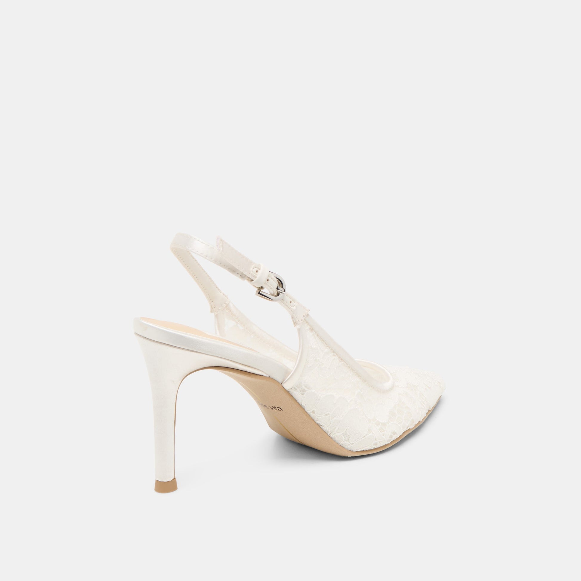 Yami True White Lace Heels Dolce Vita
