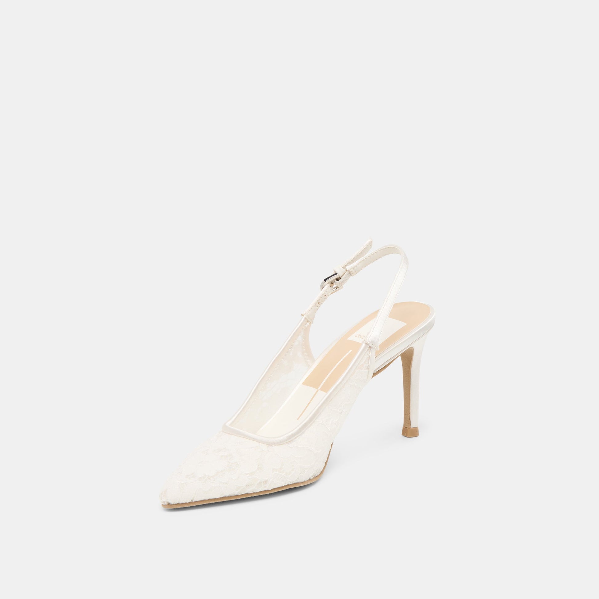 Yami True White Lace Heels Dolce Vita