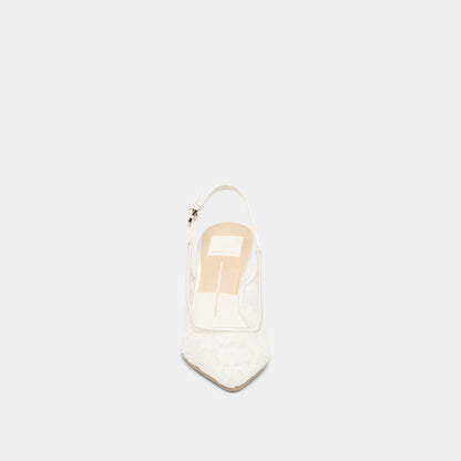 Yami True White Lace Heels Dolce Vita