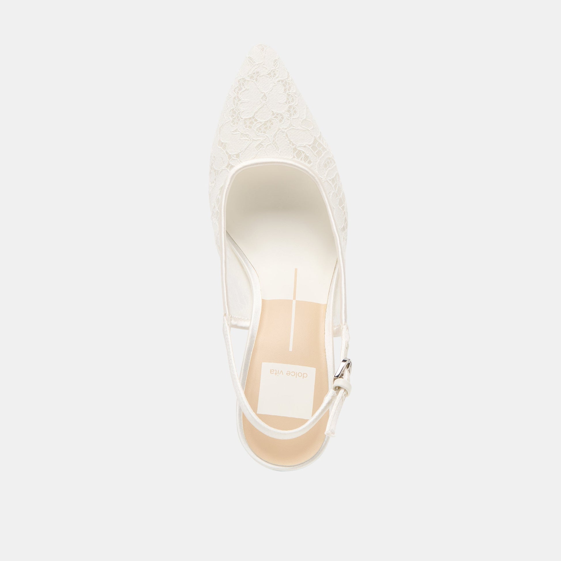 Yami True White Lace Heels Dolce Vita