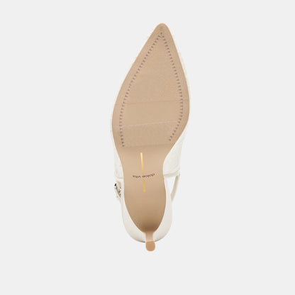 Yami True White Lace Heels Dolce Vita