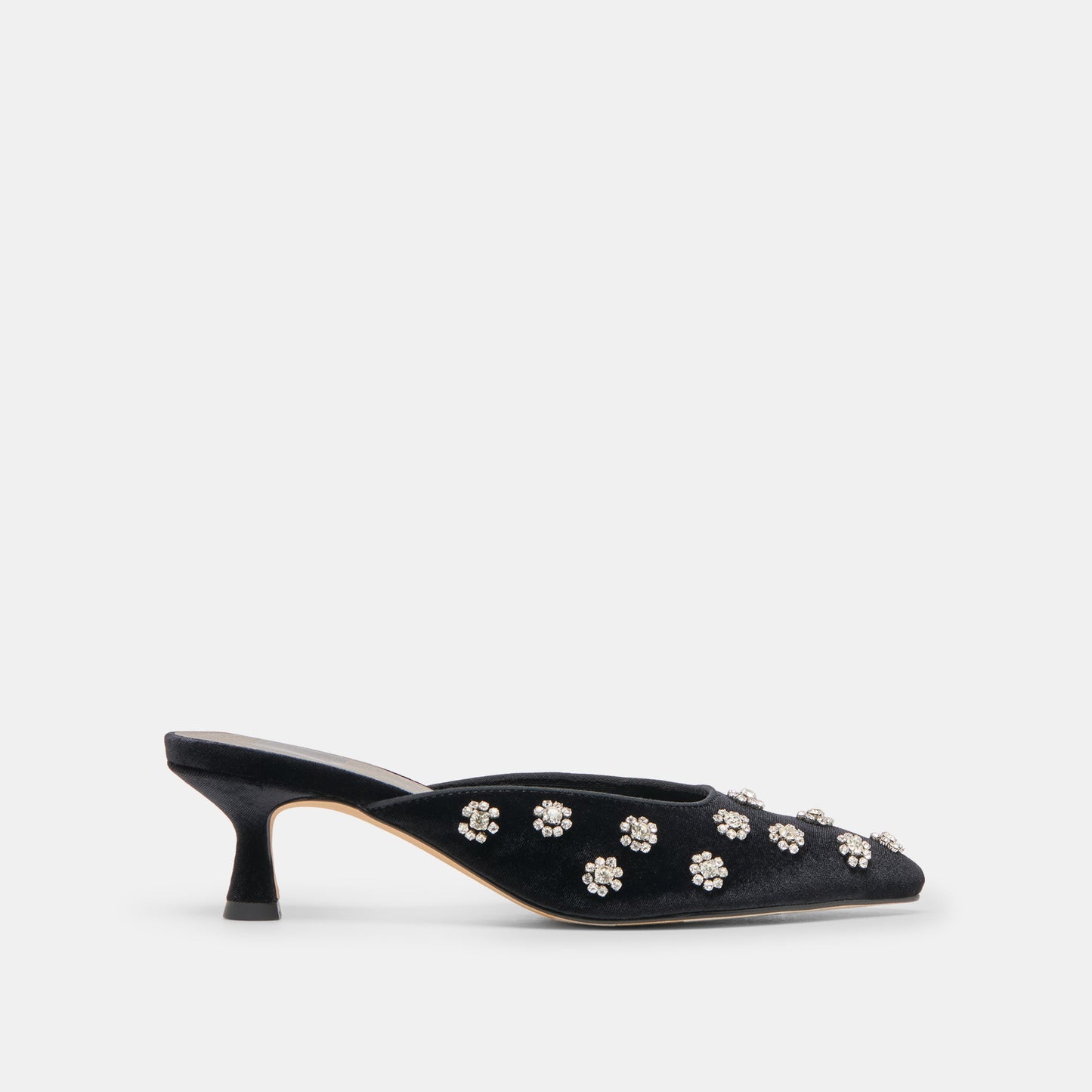 Clara Nero Velvet Heels Dolce Vita