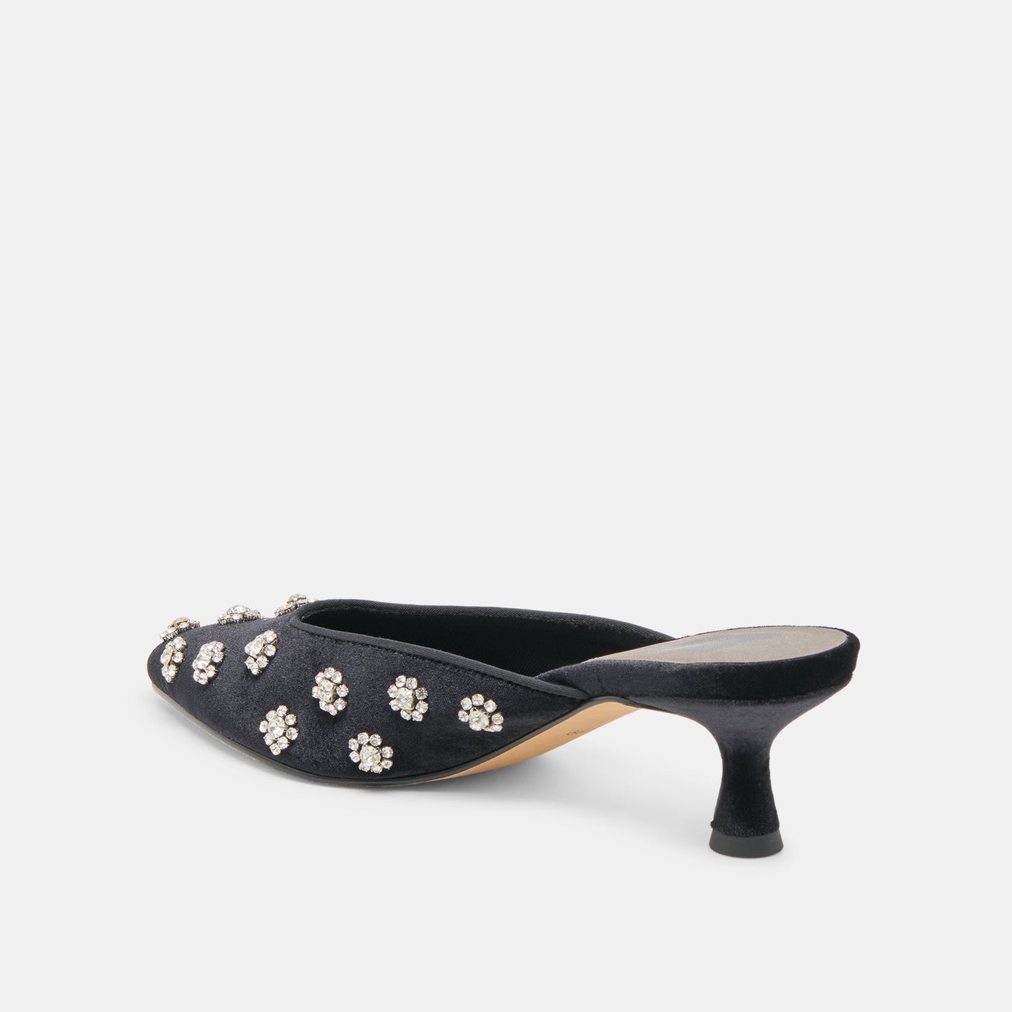 Clara Nero Velvet Heels Dolce Vita