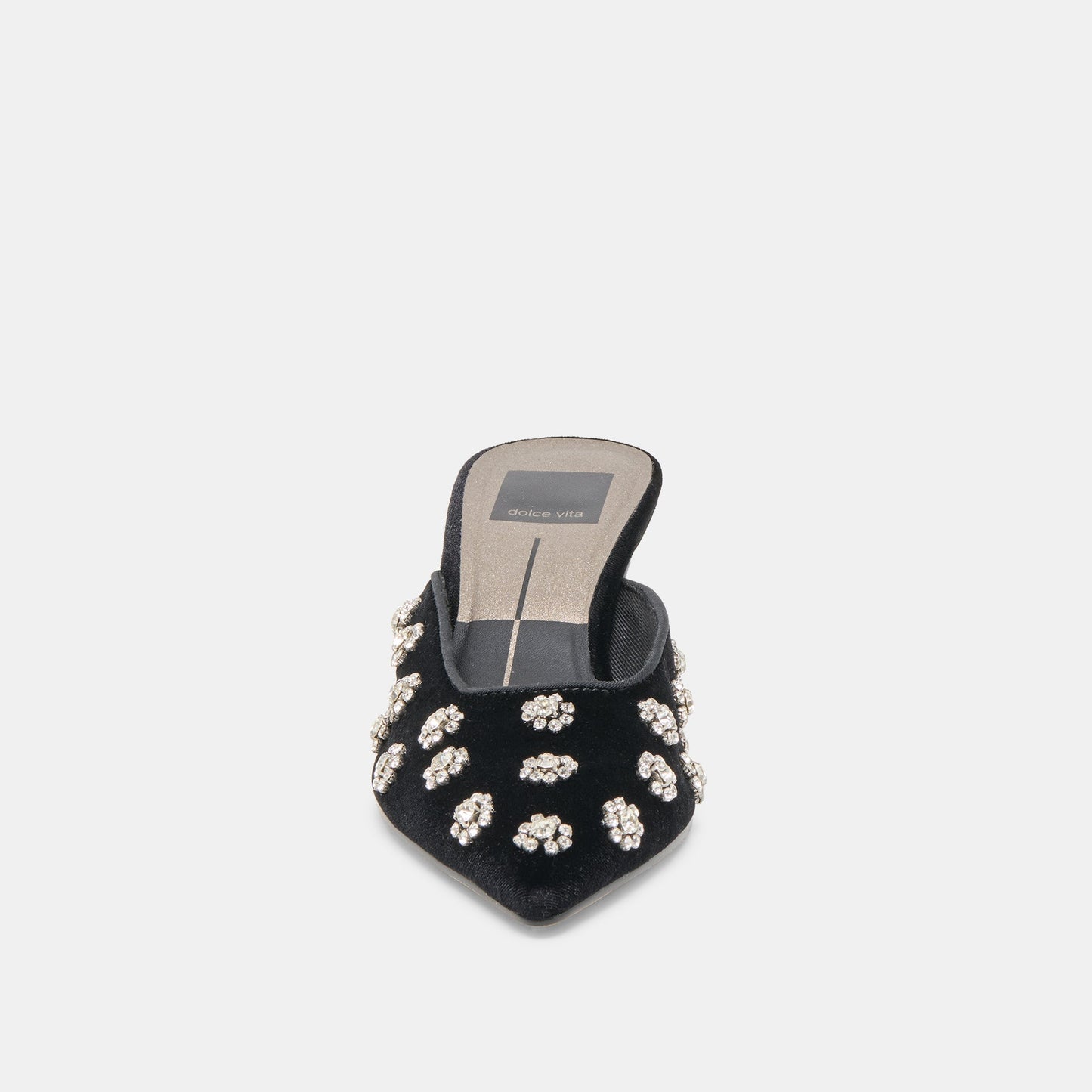 Clara Nero Velvet Heels Dolce Vita
