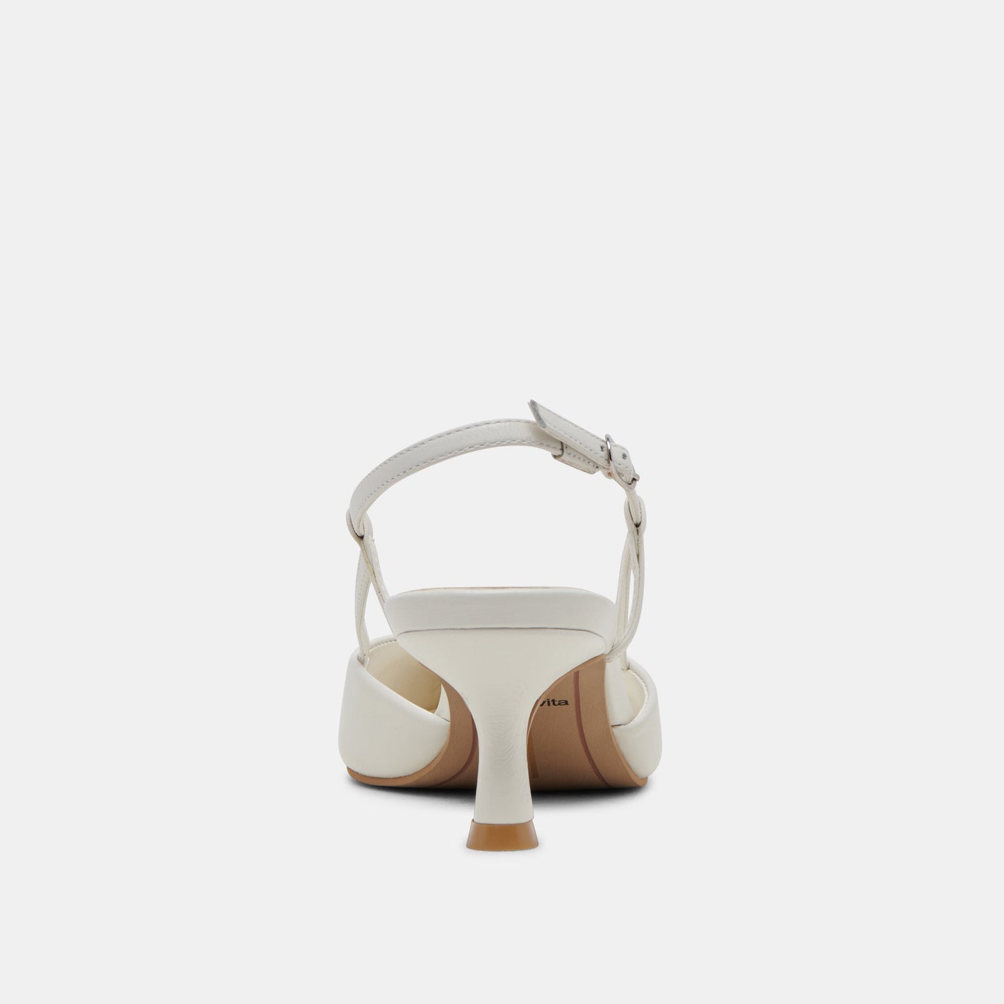Odela White Leather Heels Dolce Vita