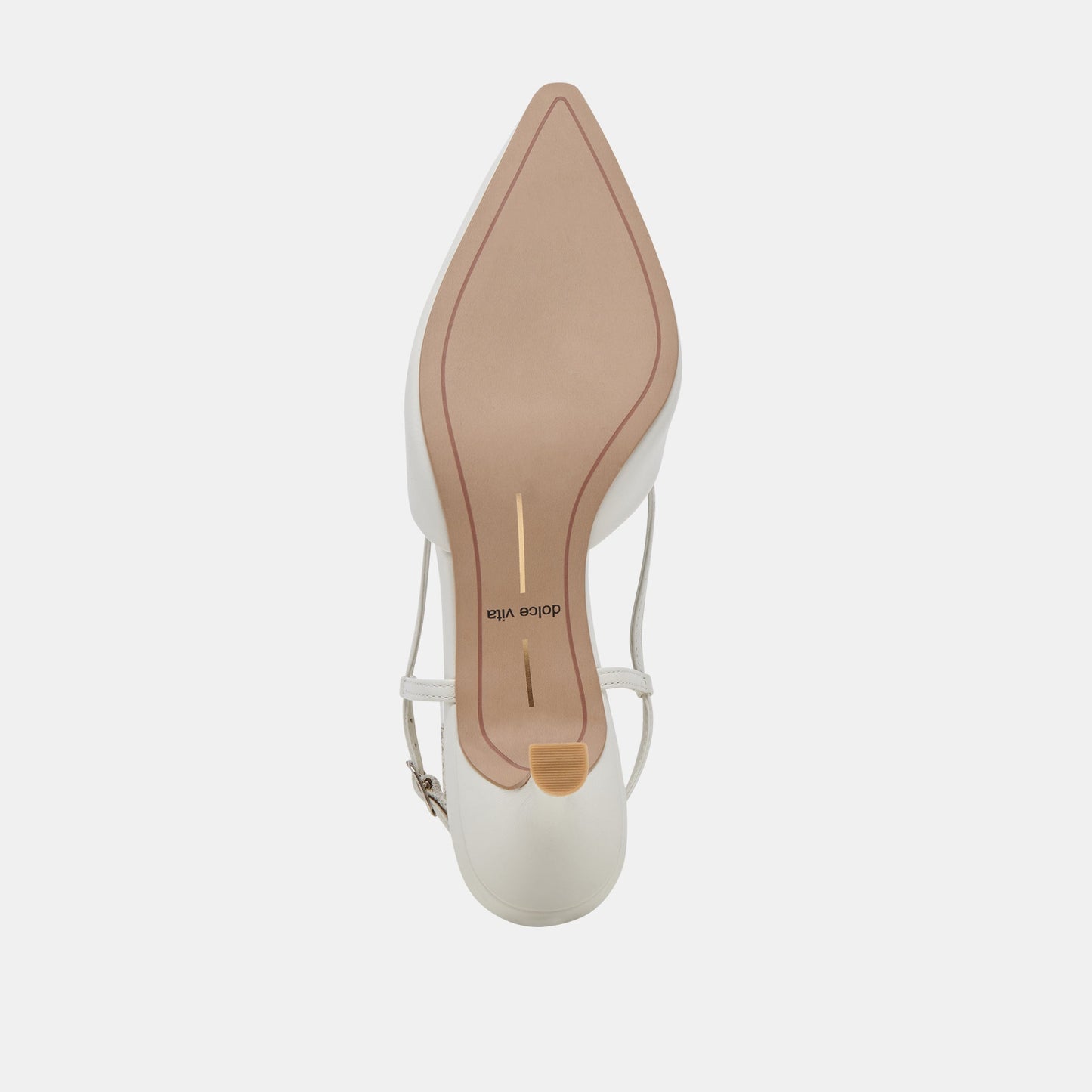Odela White Leather Heels Dolce Vita