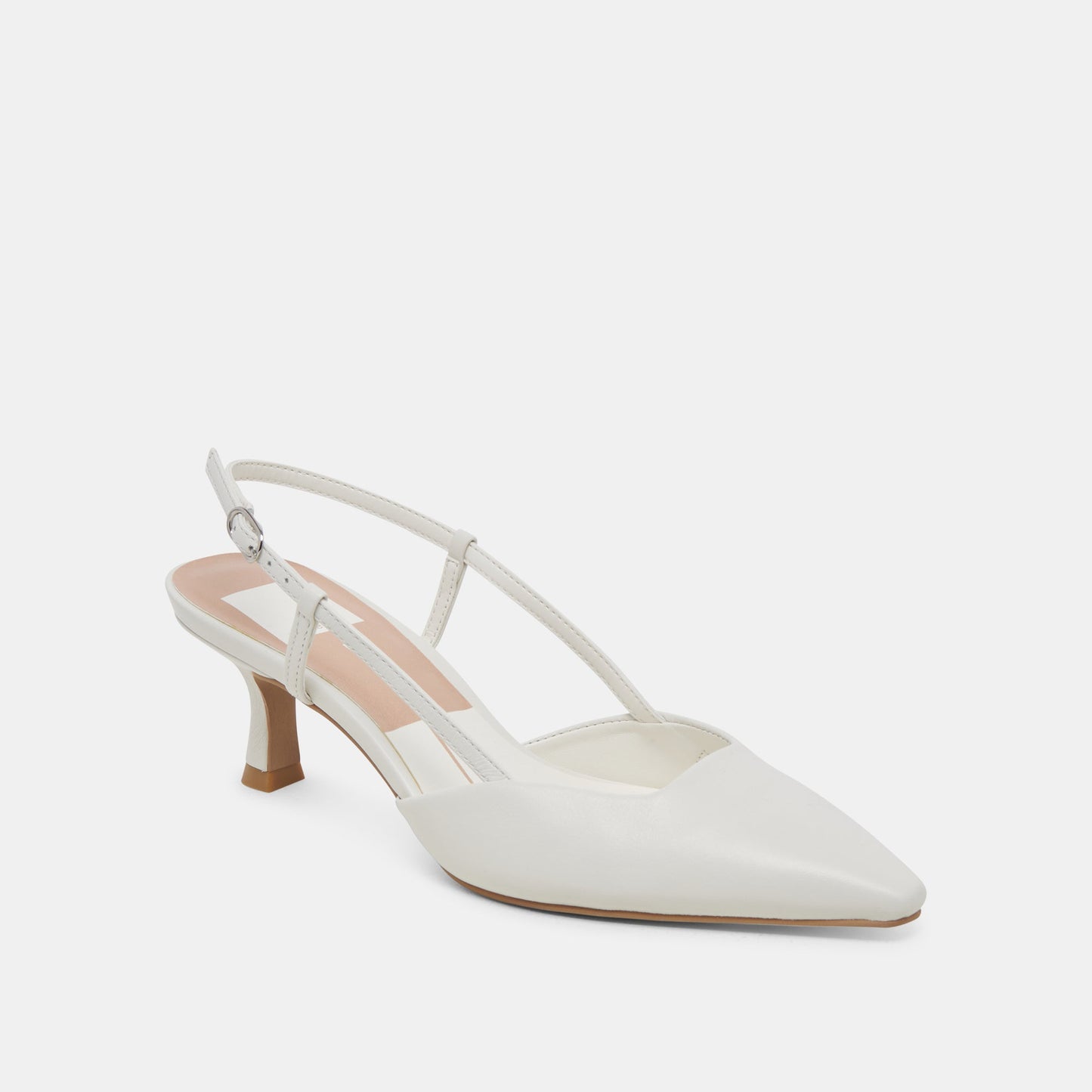Odela White Leather Heels Dolce Vita
